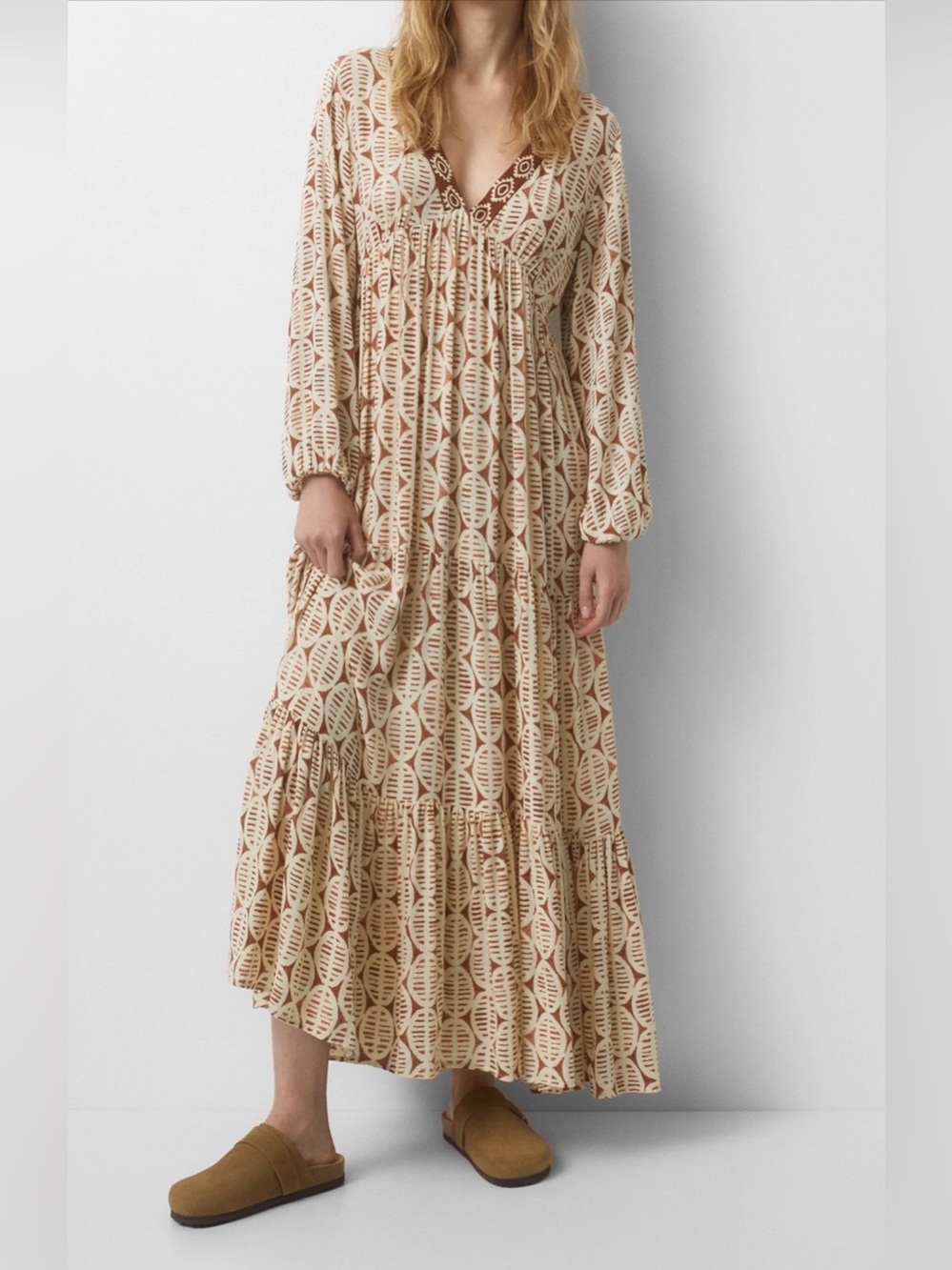 Pull and beat maxi dress